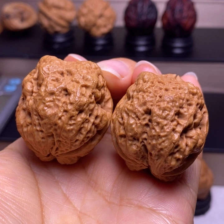 文玩核桃把件金蟾蛹87