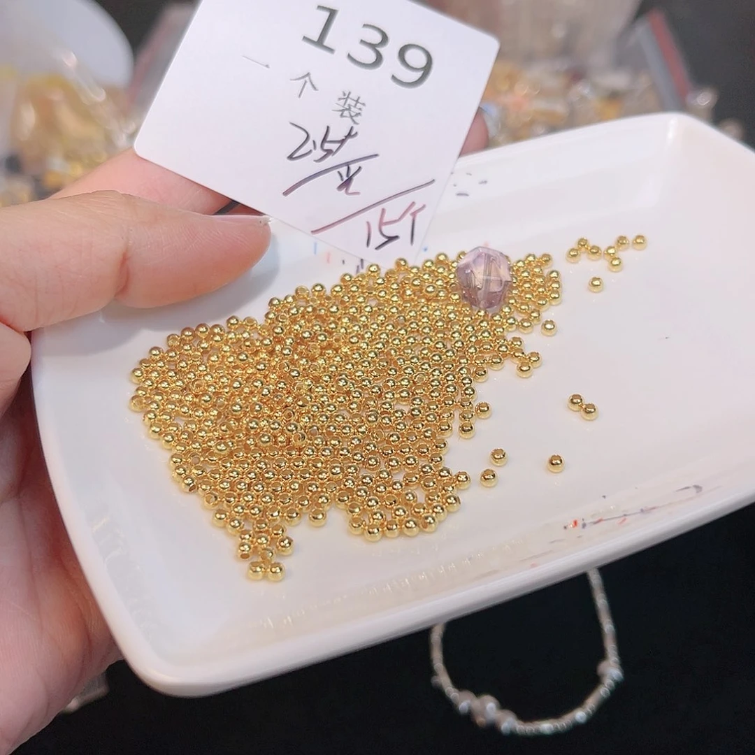 紫晶珠宝半成品银S925镀金镶嵌139