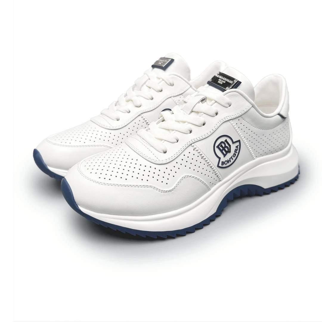 BIEUBRAYR【白蓝色】2025春夏新品舒适户外休闲透气运动轻便小白鞋