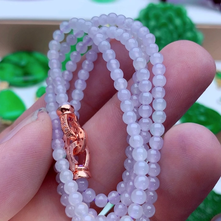 翡翠未镶嵌毛衣链