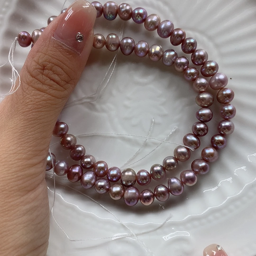 淡水珍珠未镶嵌天然珍珠5-6