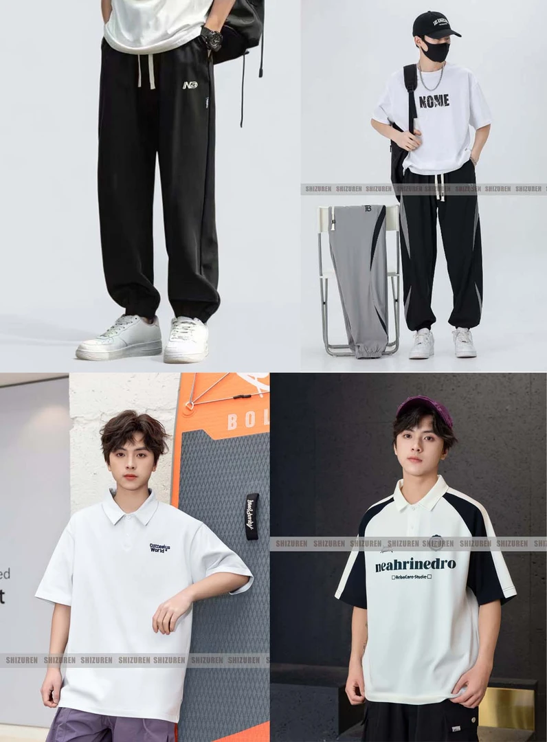 【加长裤201-300】夏季青少年男孩160-180大码直筒阔腿裤宽松男大码