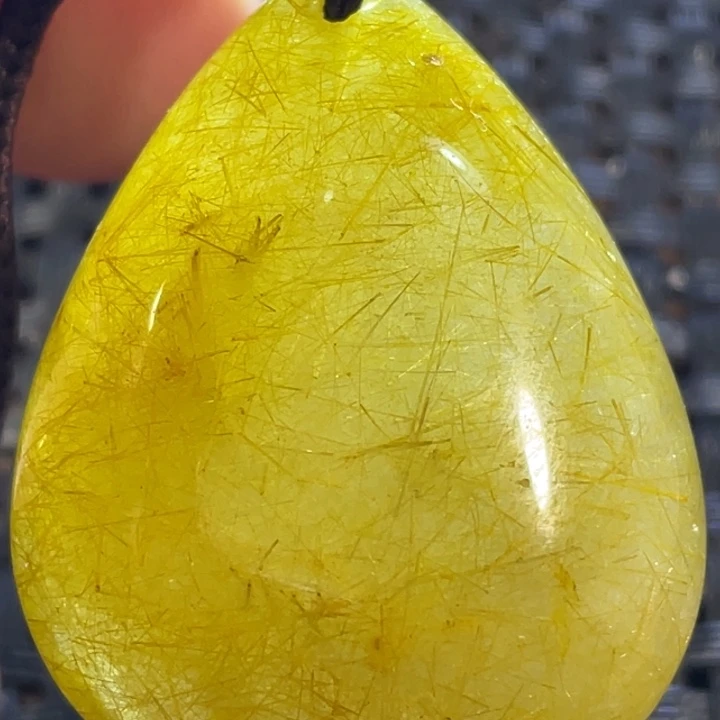 水晶吊坠(不含链)14K金镶嵌A****音