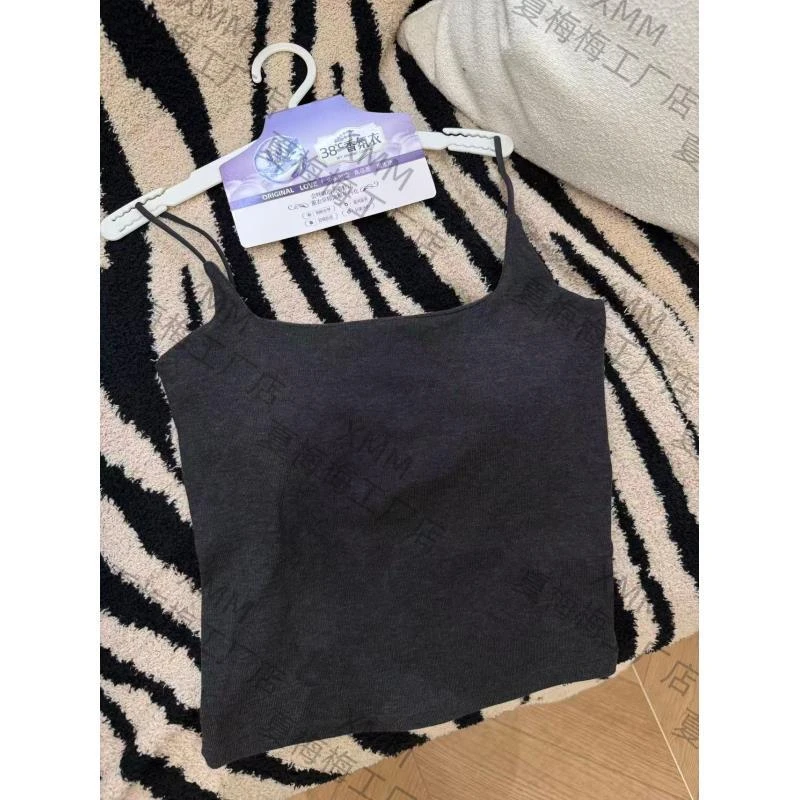 XMM.《H加绒磨毛香氛背心》秋冬款时尚加绒百搭潮流舒适款背心27100