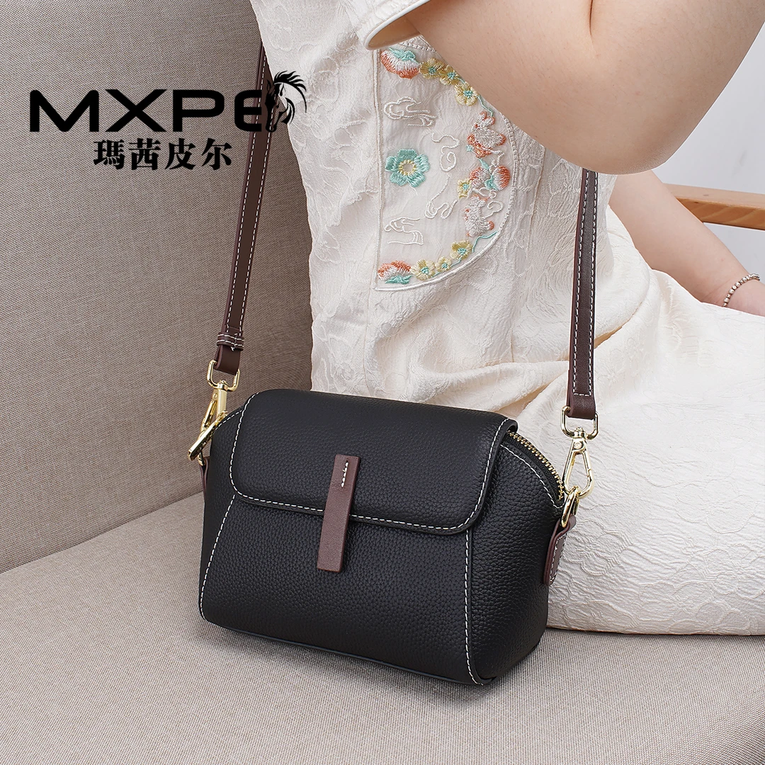 女士斜挎包休闲时尚贝壳包2025年新款中年妈妈包单肩包斜挎包小包