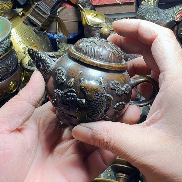 铜器摆件收收藏藏