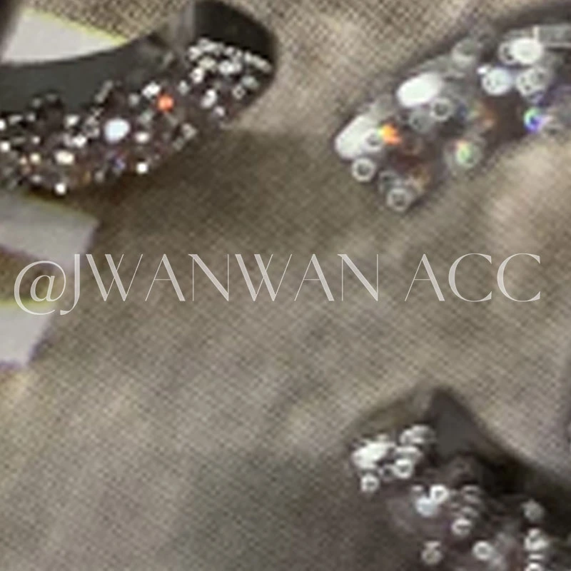 铜合金锆石耳饰 冰晶银色百搭耳钉