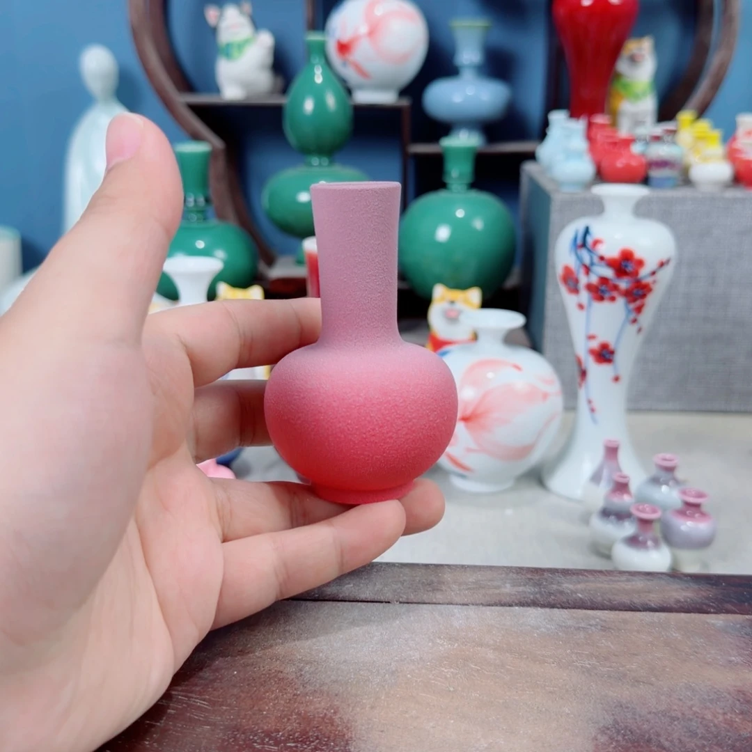 陶瓷手工小花器摆件
