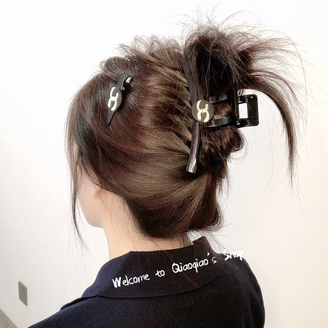 高级小香双c字母抓夹