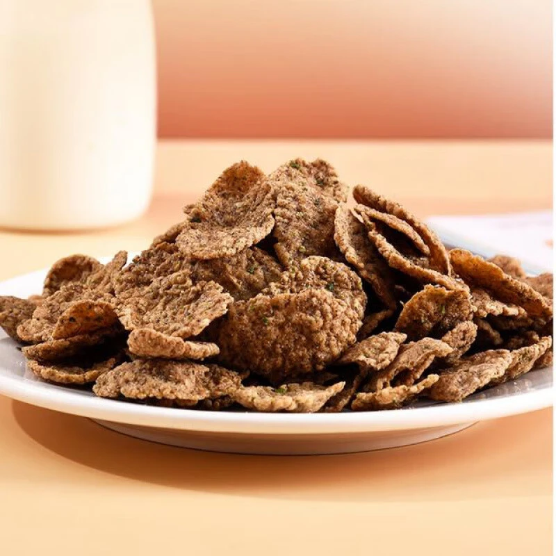 无添加蔗糖非油炸荞麦锅巴500g低脂高纤荞麦脆片减脂期解馋小零食