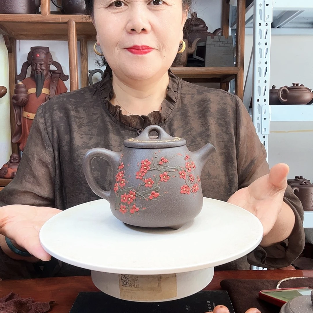 茶壶紫砂顾*爷紫砂壶泡茶