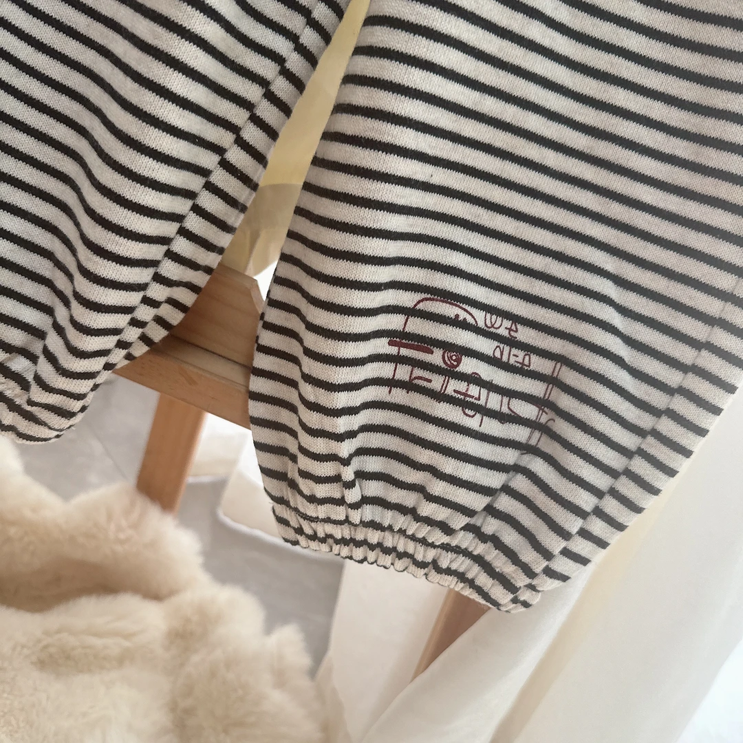 条纹卫裤男童女童