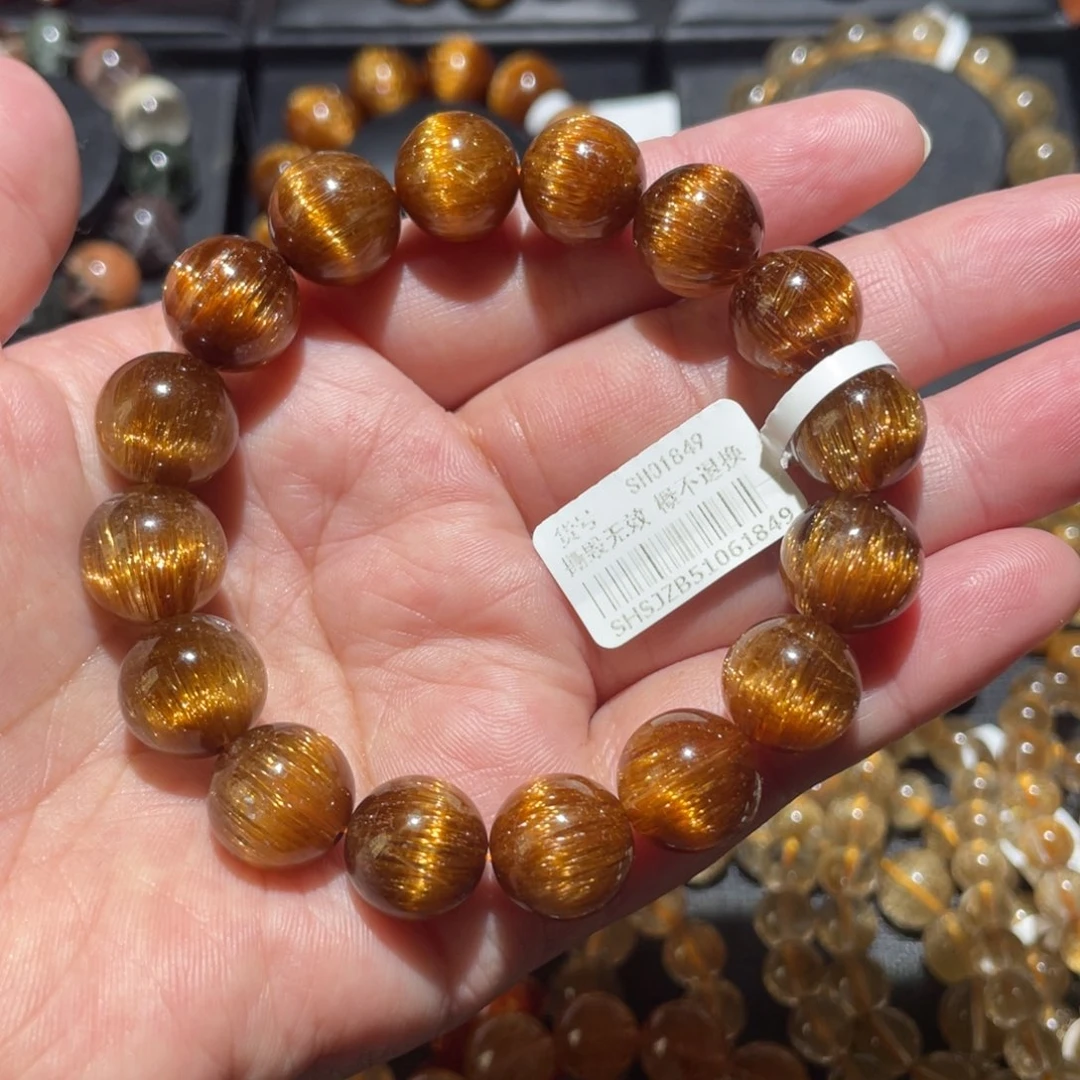 未镶嵌水晶手链铜顺发13mm左右