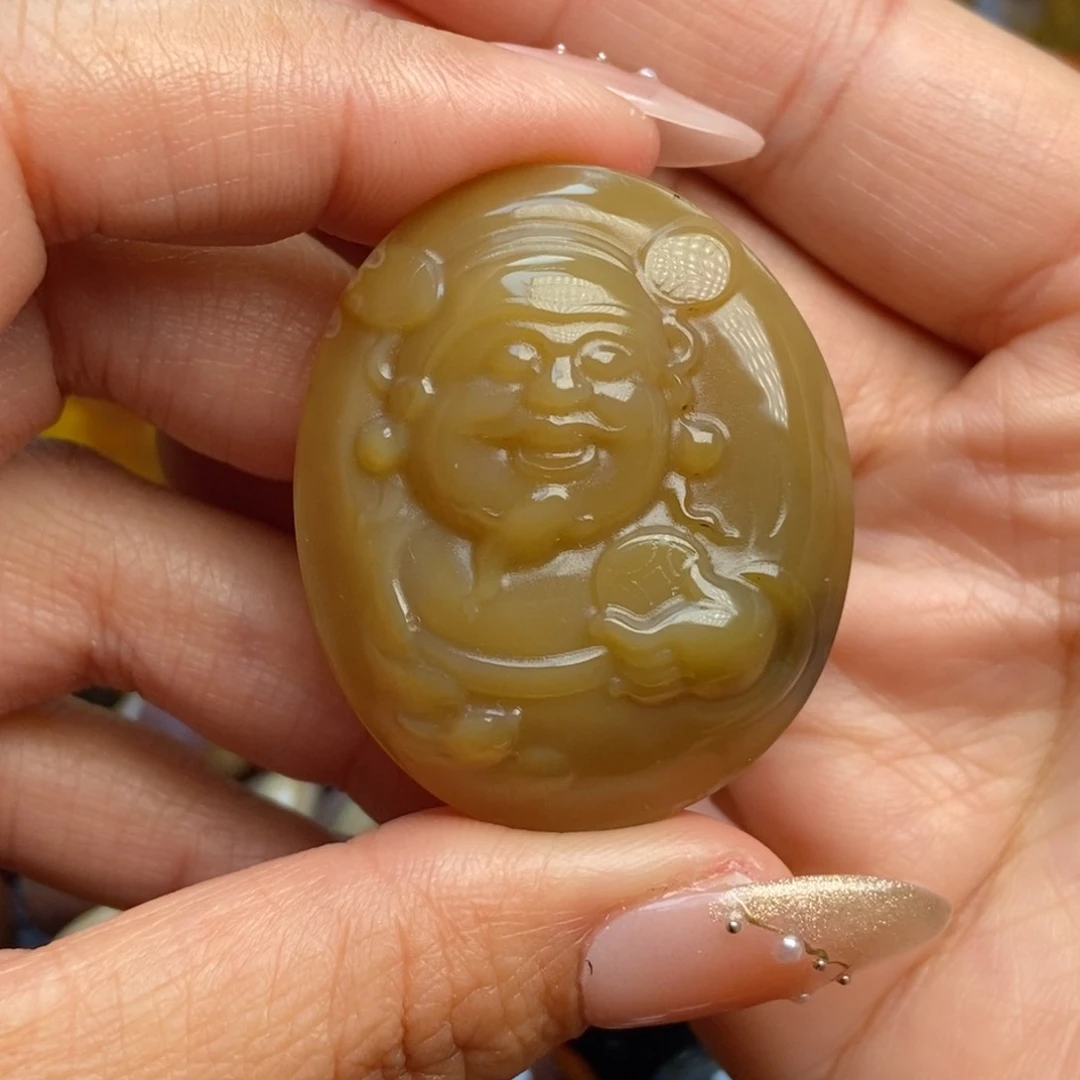 玛瑙/玉髓颈饰未镶嵌天*间战国红
