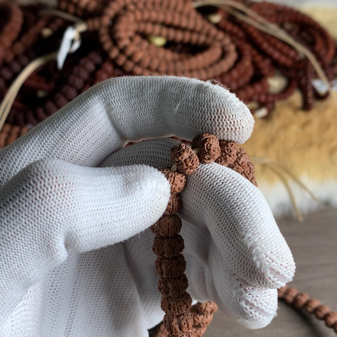 暴***a木质平细豆付块臻选10mm脖挂