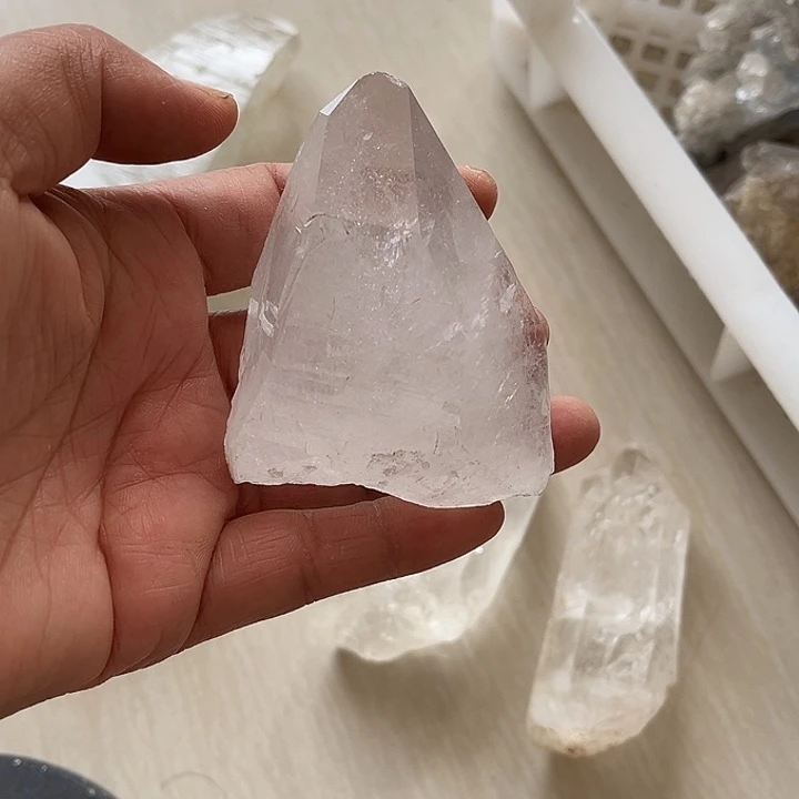 水晶珠宝半成品未镶嵌薇****界