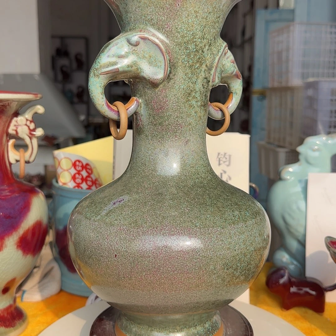 陶摆件郑家钧窑摆件