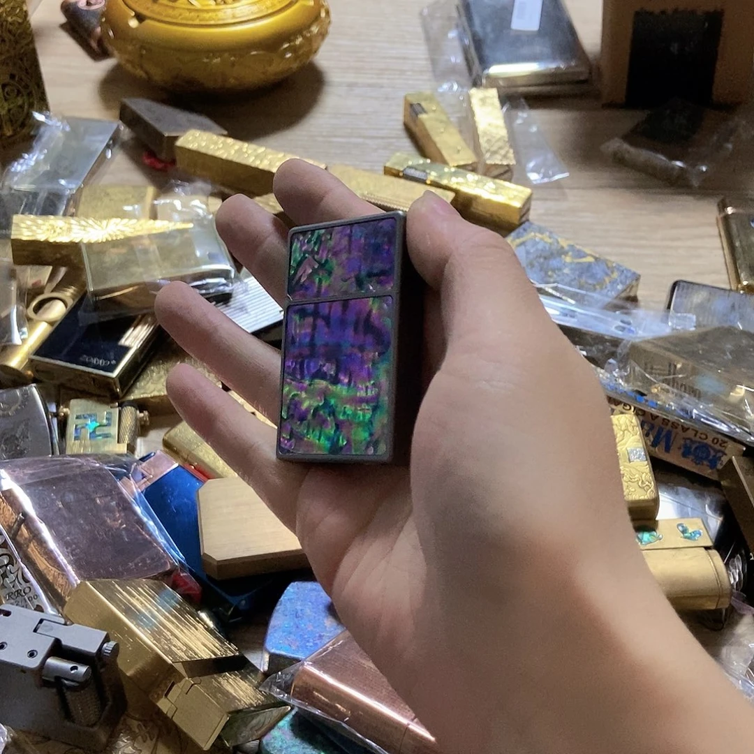 狼***℃铜捡漏直播间福利打火机