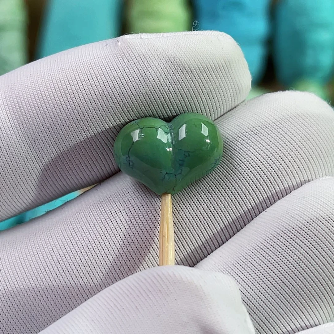 绿松石未镶嵌珠宝奇石13mm