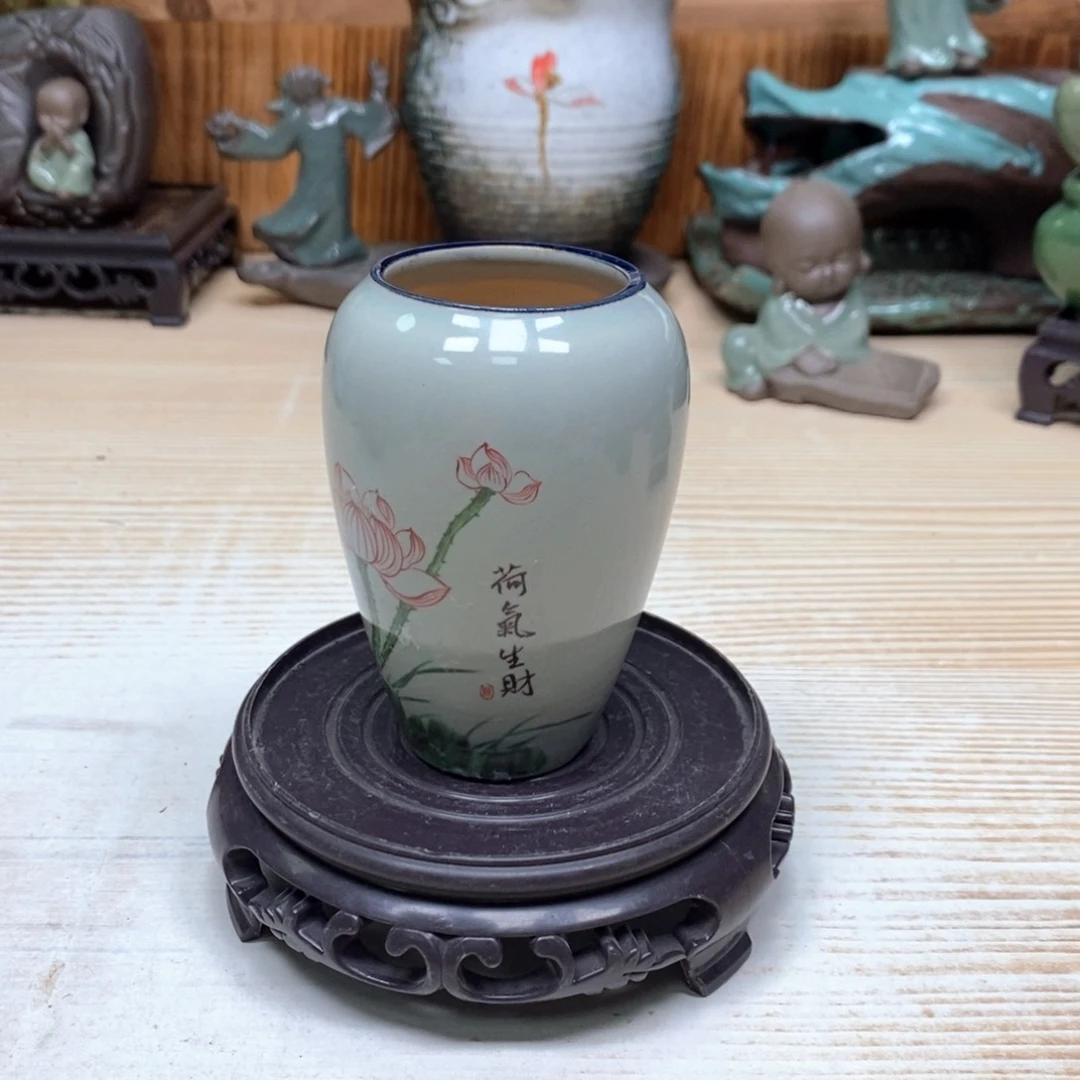 紫砂花盆陶瓷艺术花盆陶瓷