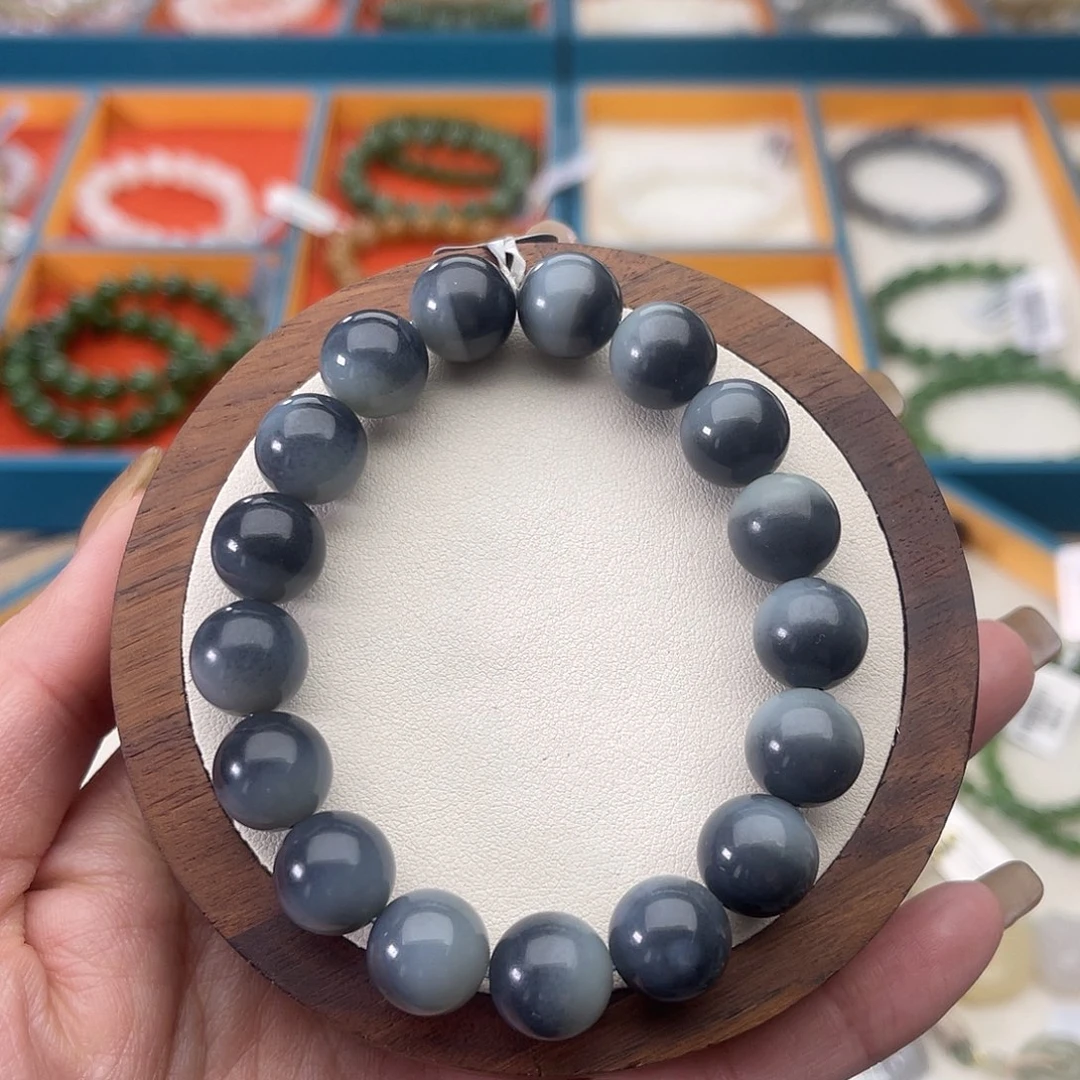 和田玉未镶嵌手串Z1卡12