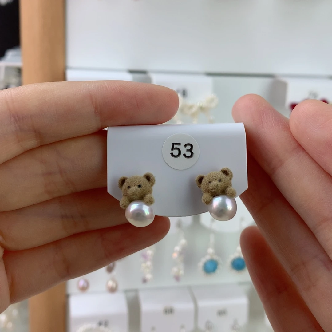 未镶嵌耳饰淡水珍珠