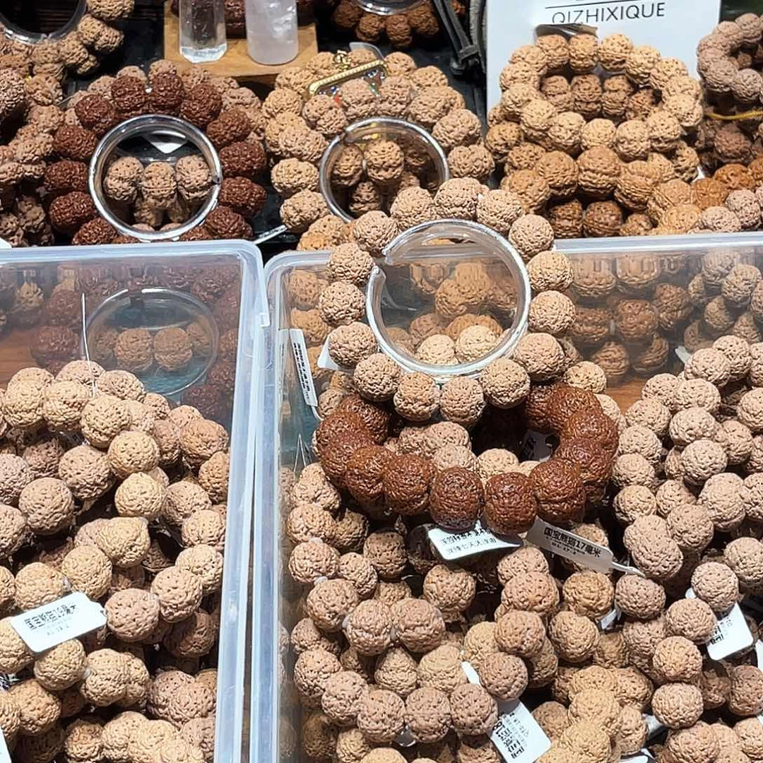 金刚菩提手串国宝熊猫菠萝蜜19毫米