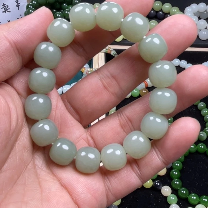 和田玉手串未镶嵌