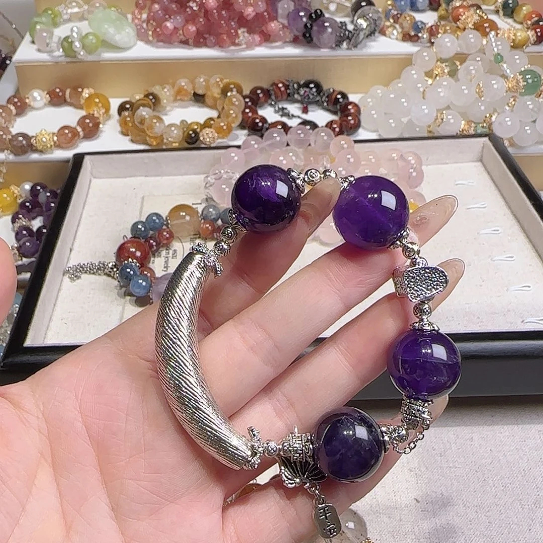 水晶手链未镶嵌把