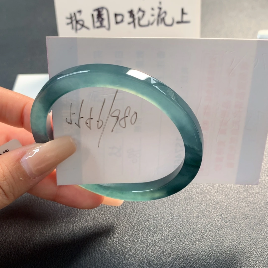 翡翠未镶嵌手镯天然翡翠