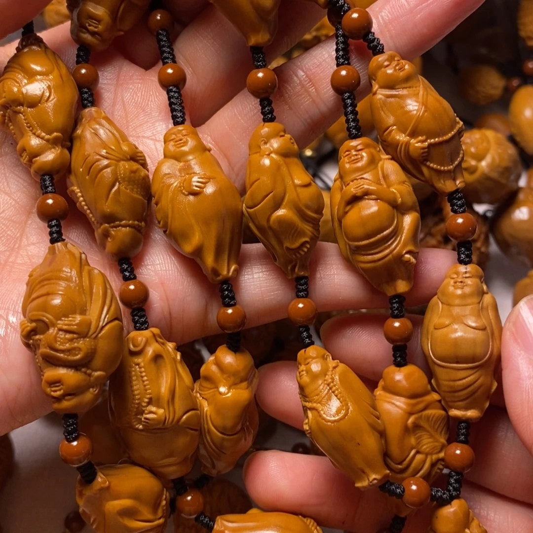橄榄核手串/手链弥勒脖挂