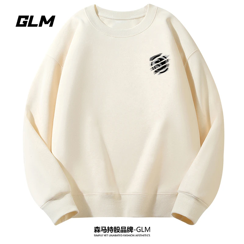 GLM联名驯龙高手春季男士卫衣圆领情侣上衣长袖T恤打底衫百搭外套