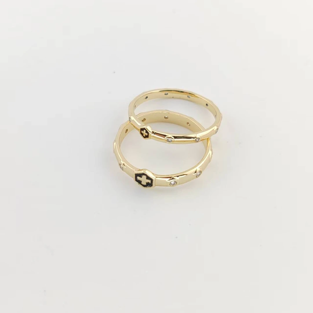 XUPING/旭平首饰 合金合成锆石戒指 【潘生福利】GDM X001115800-A9