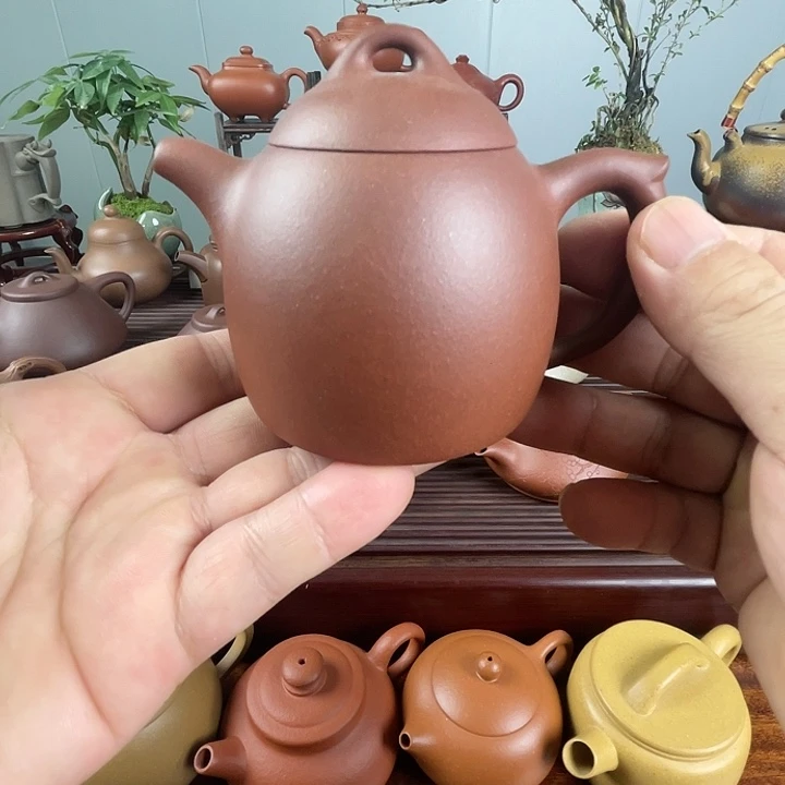 茶壶紫砂老紫泥秦权