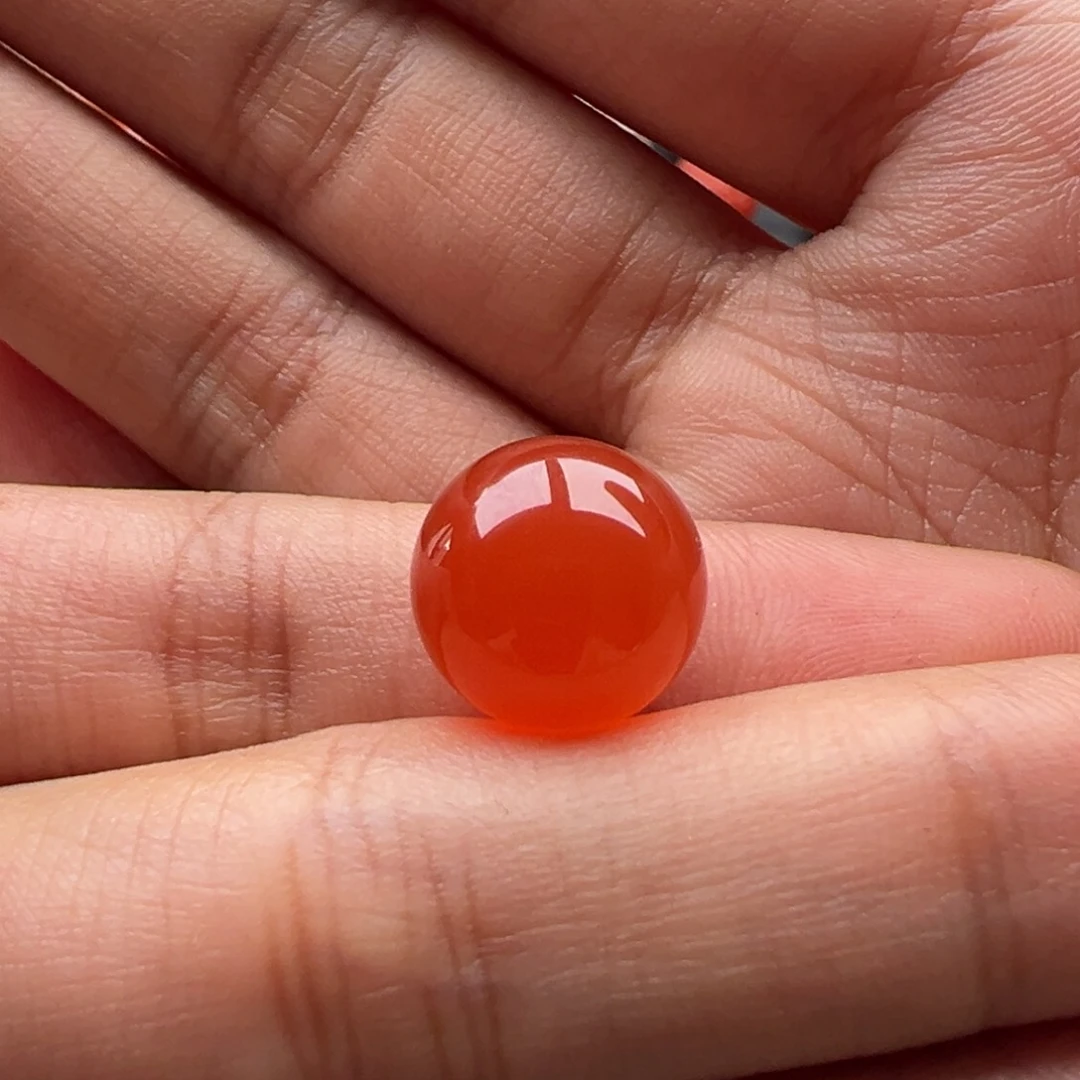 南红玛瑙圆珠13.0未镶嵌（****）