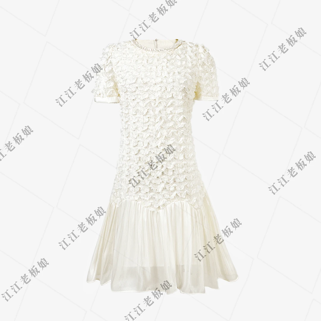 M【木木专属】夏日多巴胺法式气质浪漫复古穿搭连衣裙W2521731