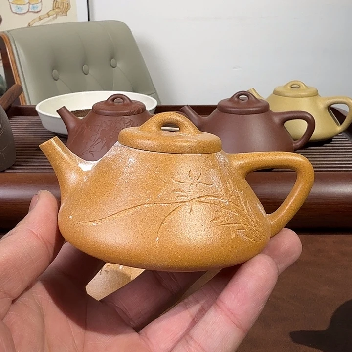 沧***海茶壶紫砂兰花子冶