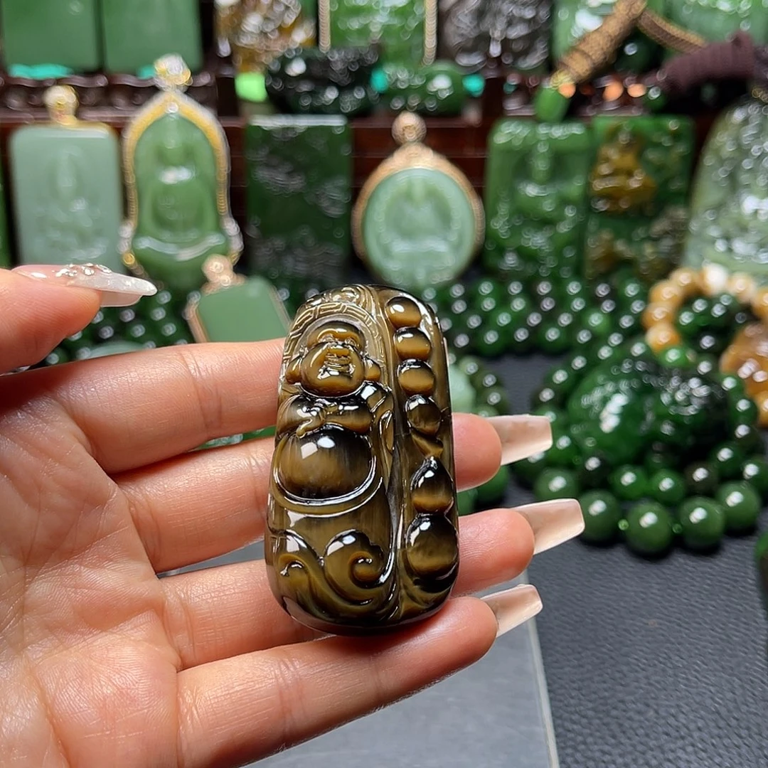 康***1和田玉未镶嵌颈饰