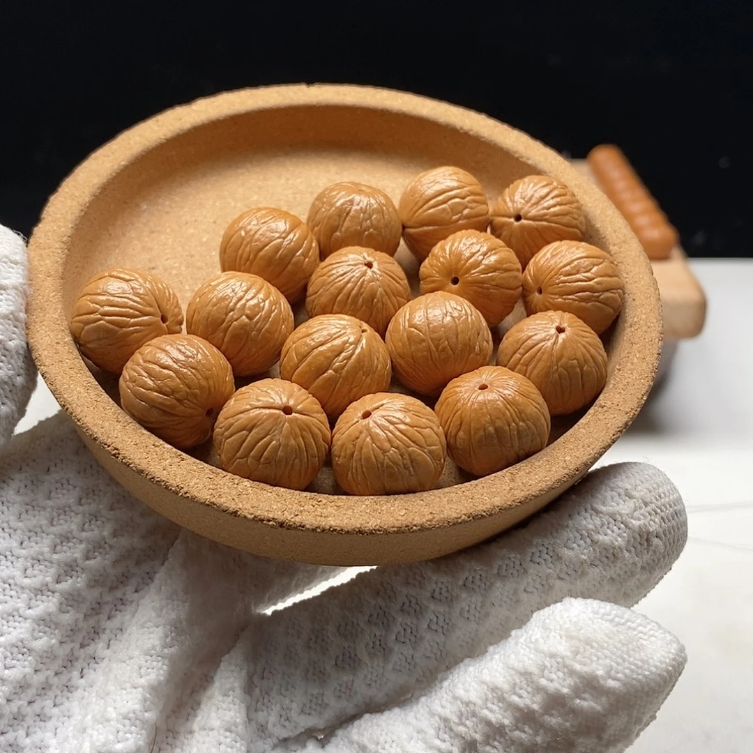 猴头核桃手串三*猴头核桃原皮聚宝盆手串