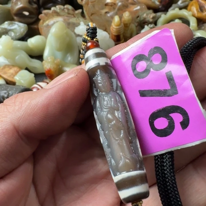 玛瑙/玉髓颈饰合金