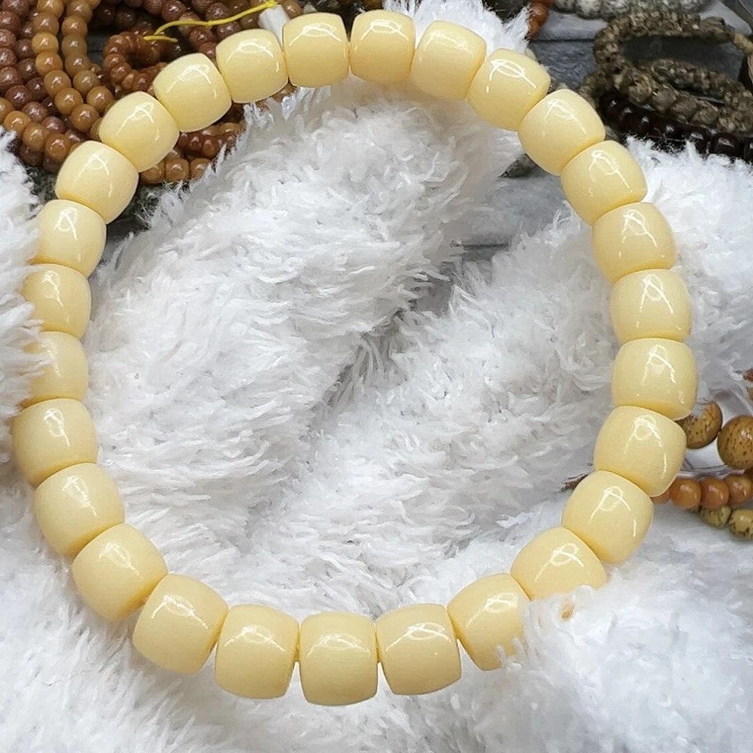 驼骨手串/手链106驼骨单圈8×7直切有粽裂