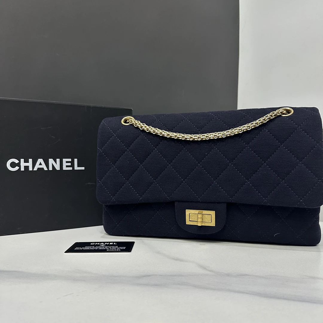 95新 Chanel/香奈儿 2.55链条包17开卡31cm/0135110607