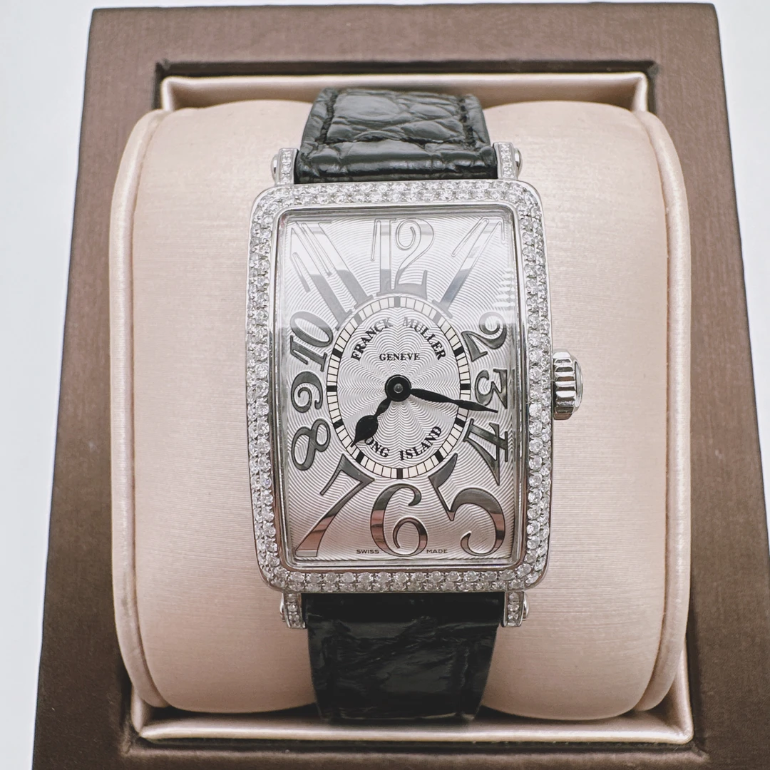 95新 Franck Muller/法兰克穆勒 720-9石英后钻差价链接赠送表带