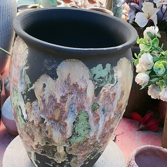 【闪购商品】紫砂花盆20.31花盆花盆