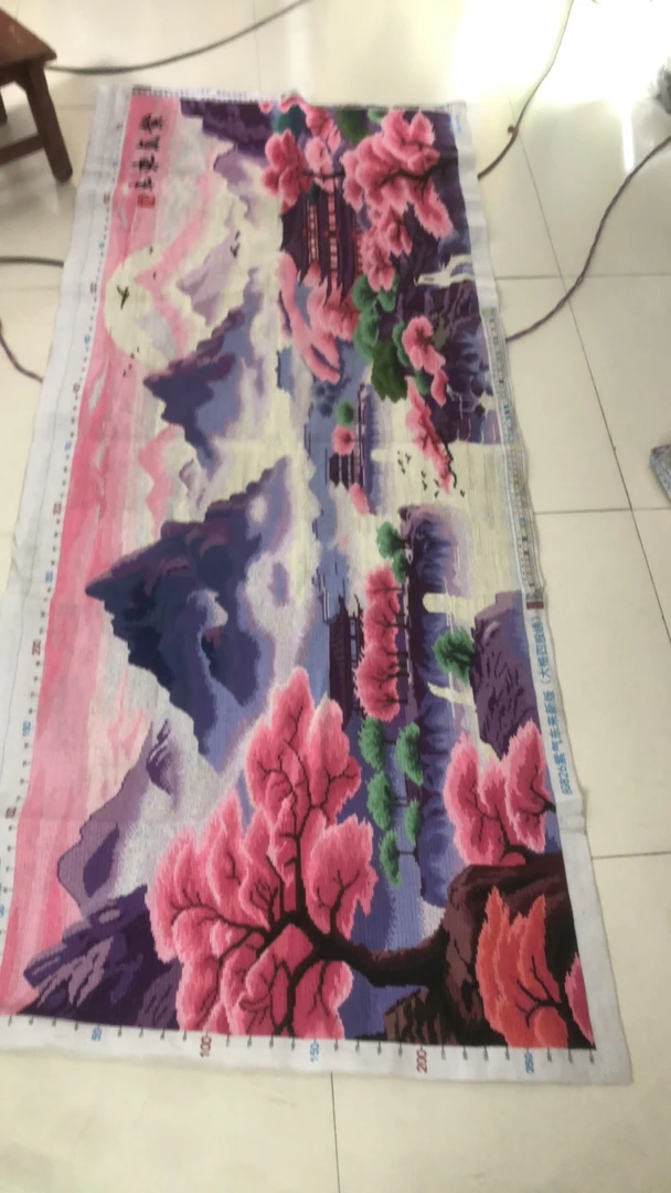 紫气东来新版经典大幅手工线绣中国风十字绣