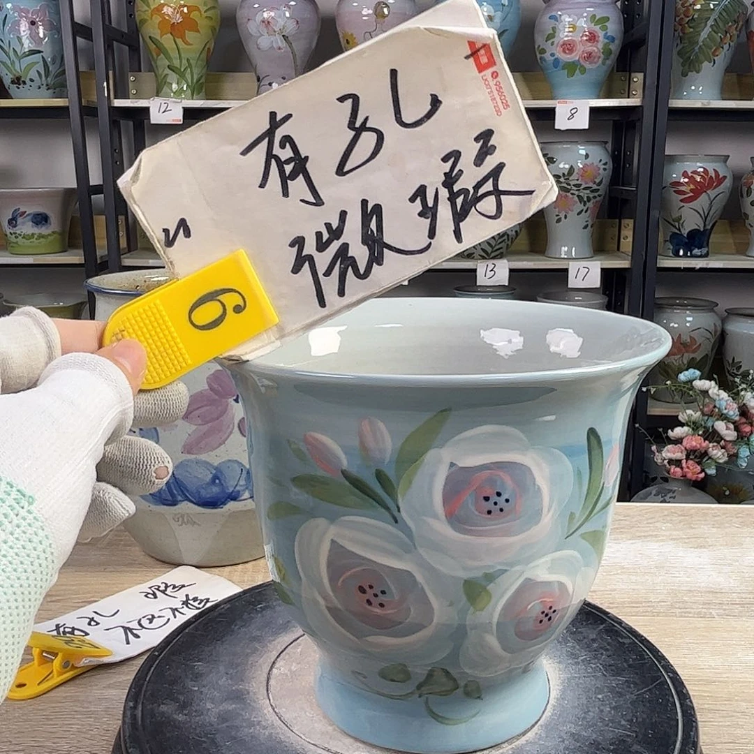 罐1tc景德镇陶瓷花盆