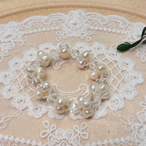 【六六中古】孤品优雅淡水珍珠手链as1625不限手围