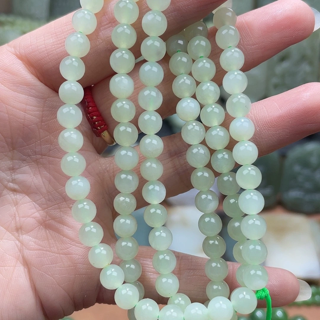 和田玉未镶嵌套链