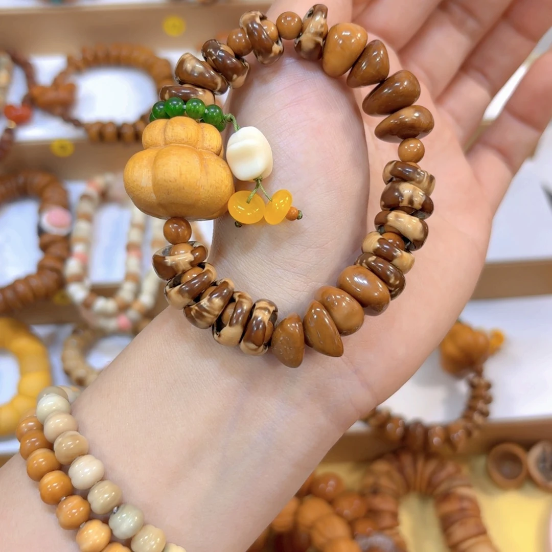 星月菩提吊坠甜甜圈花皮大肠