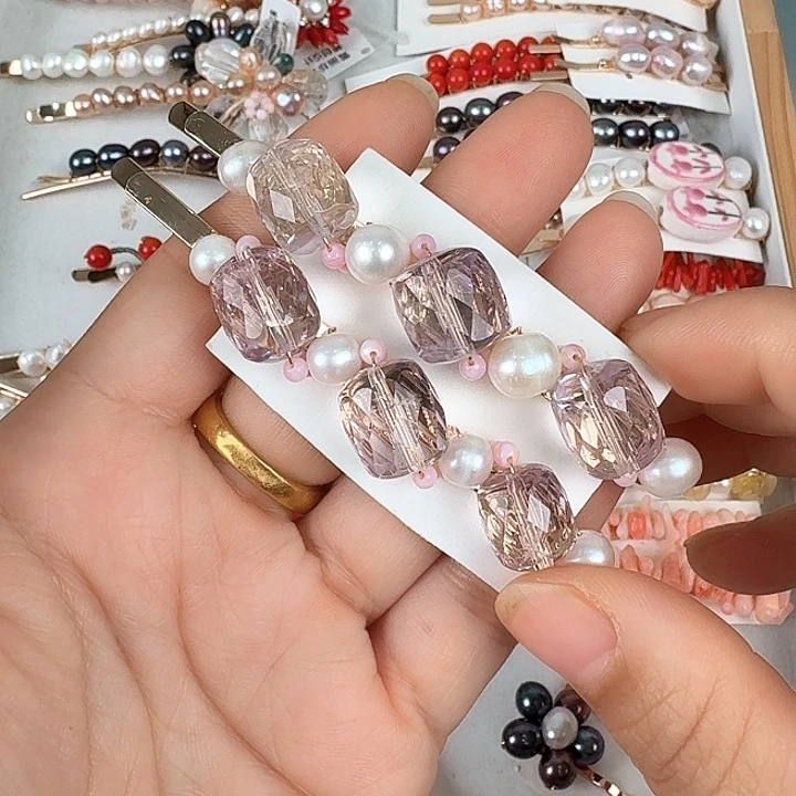 未镶嵌发饰淡水珍珠